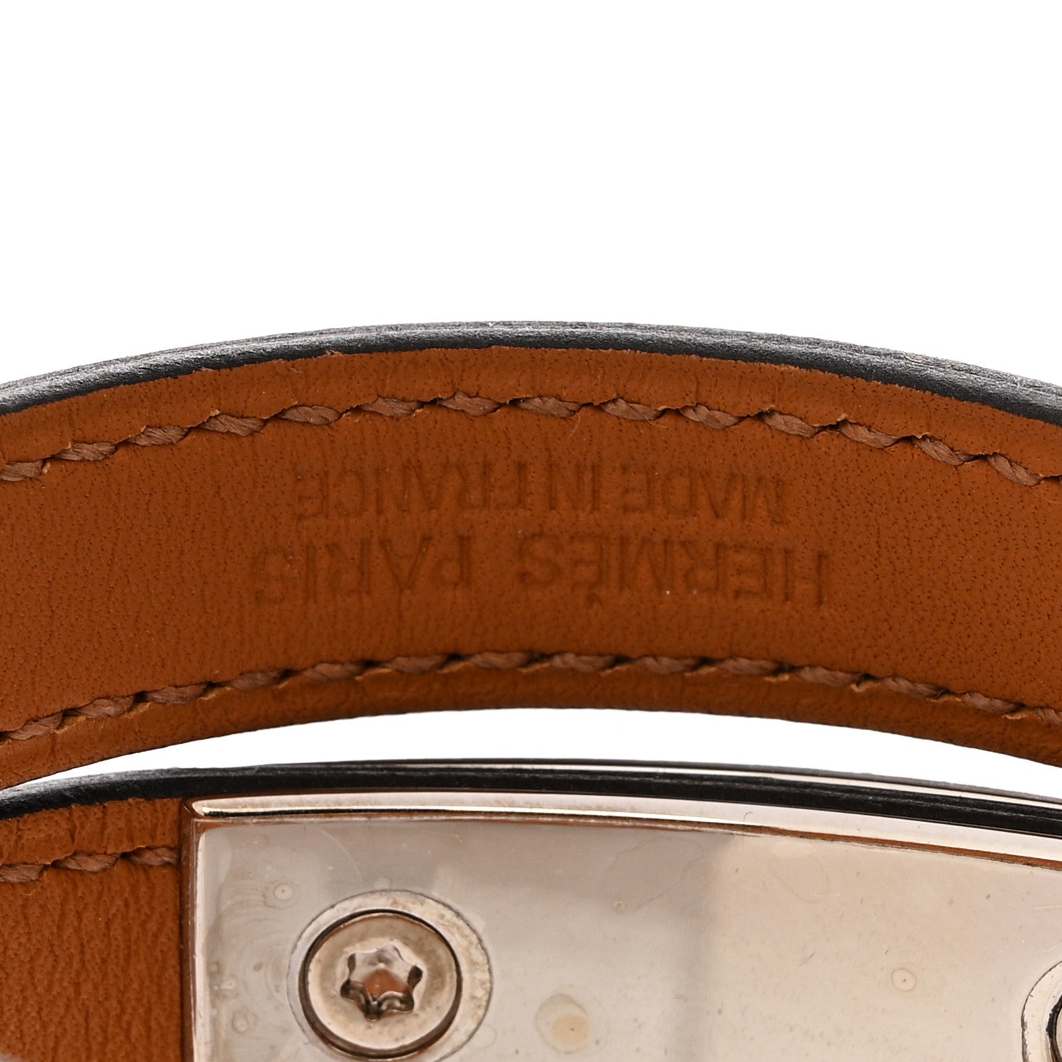 Hermes Swift Rivale Double Tour Bracelet T2 Gris Asphalt 4 of 7