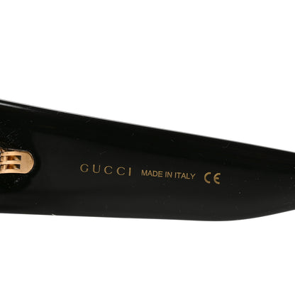 Gucci Acetate Square Frame Sunglasses GG0142SA Black 5 of 8