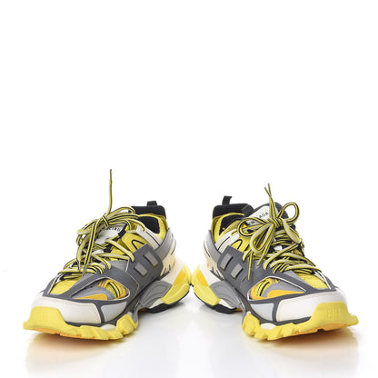 Balenciaga Mesh Nylon Womens Track Sneakers 39 Jaune Black White 6 of 16
