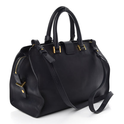 Saint Laurent Calfskin Small Classic Y Cabas Navy Blue 2 of 8