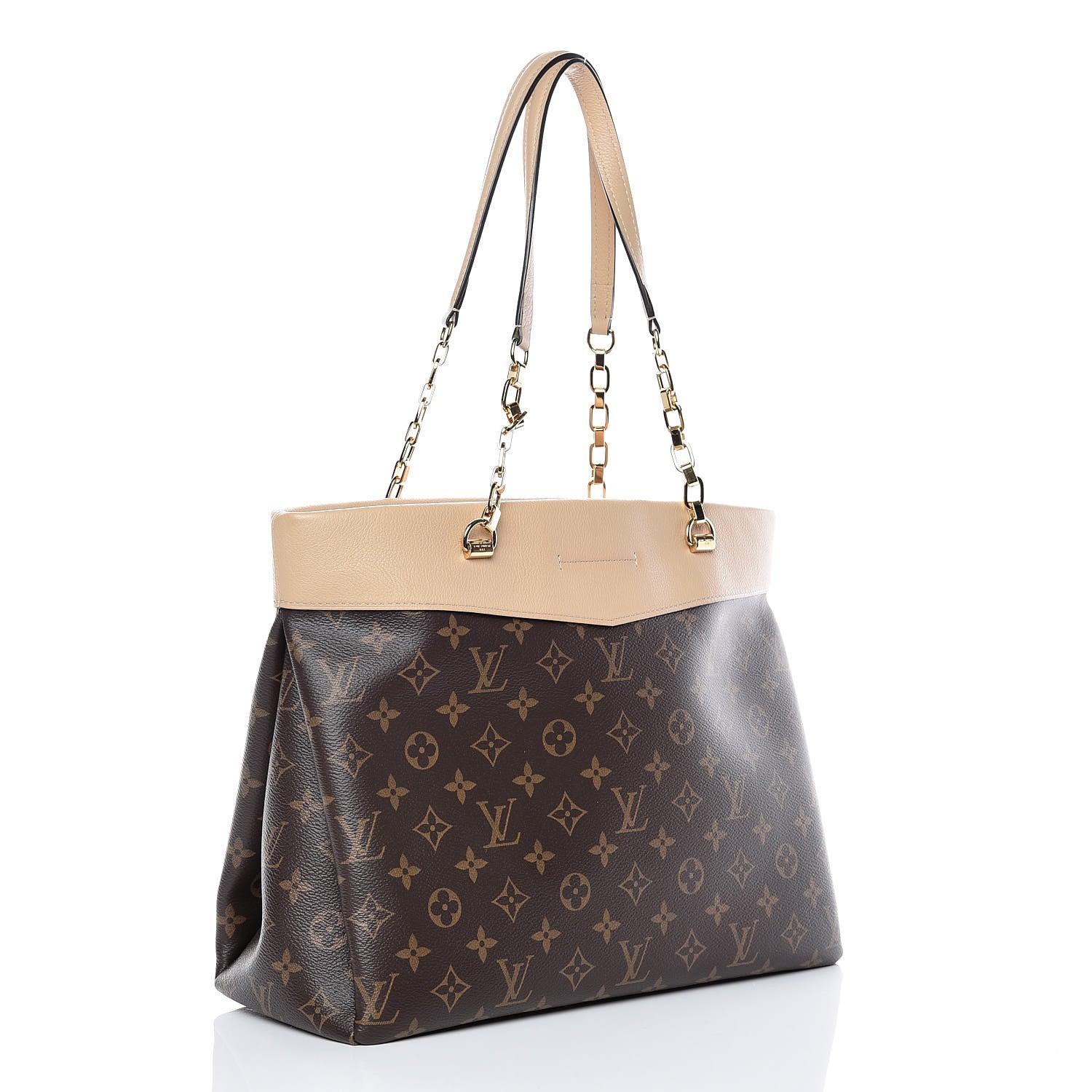 Louis Vuitton Monogram Pallas Shopper Dune 3 of 10