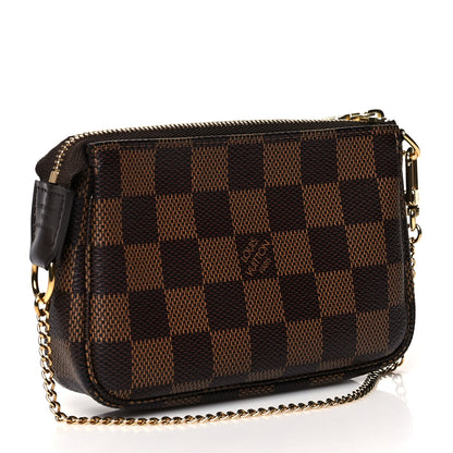 Louis Vuitton Damier Ebene Mini Pochette Accessories 4 of 9