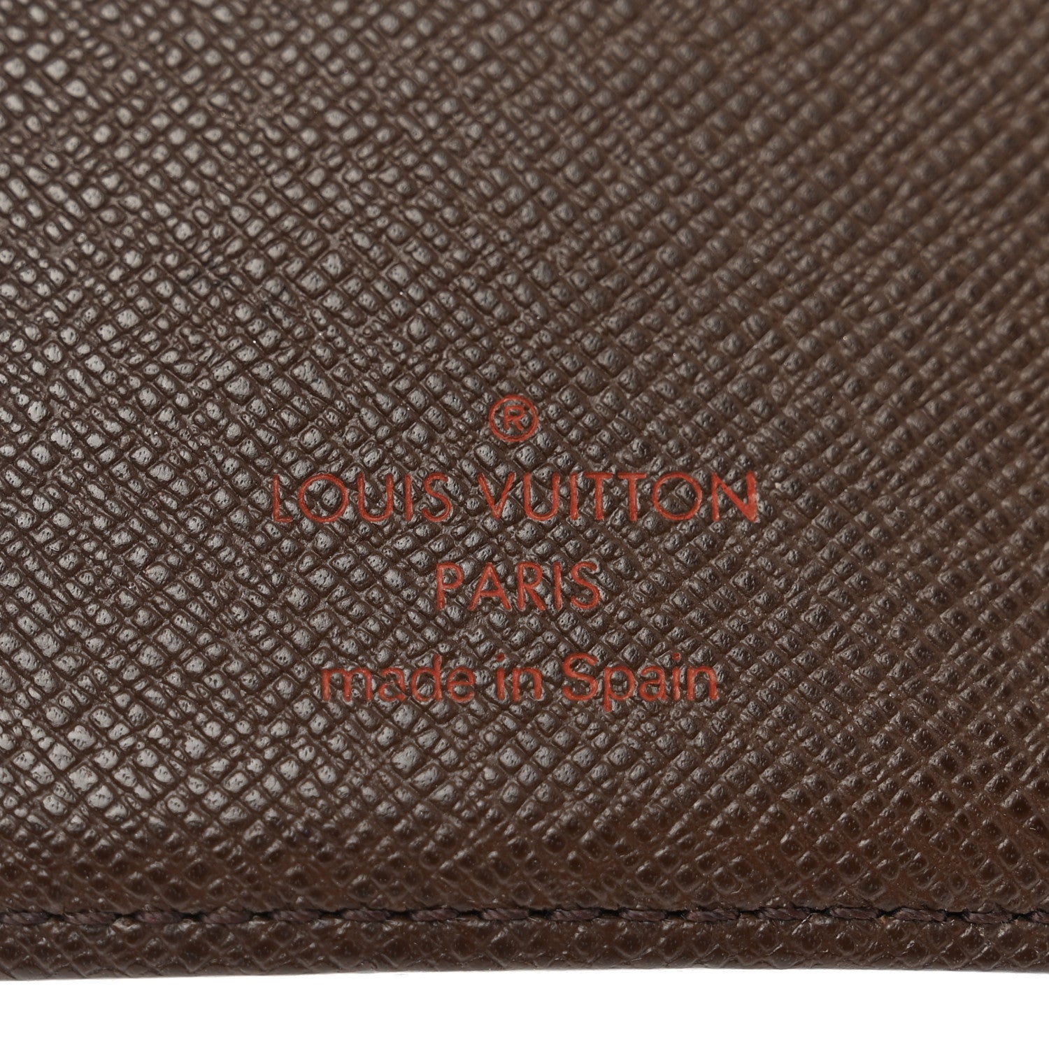 Louis Vuitton Damier Ebene Small Ring Agenda Cover 6 of 9