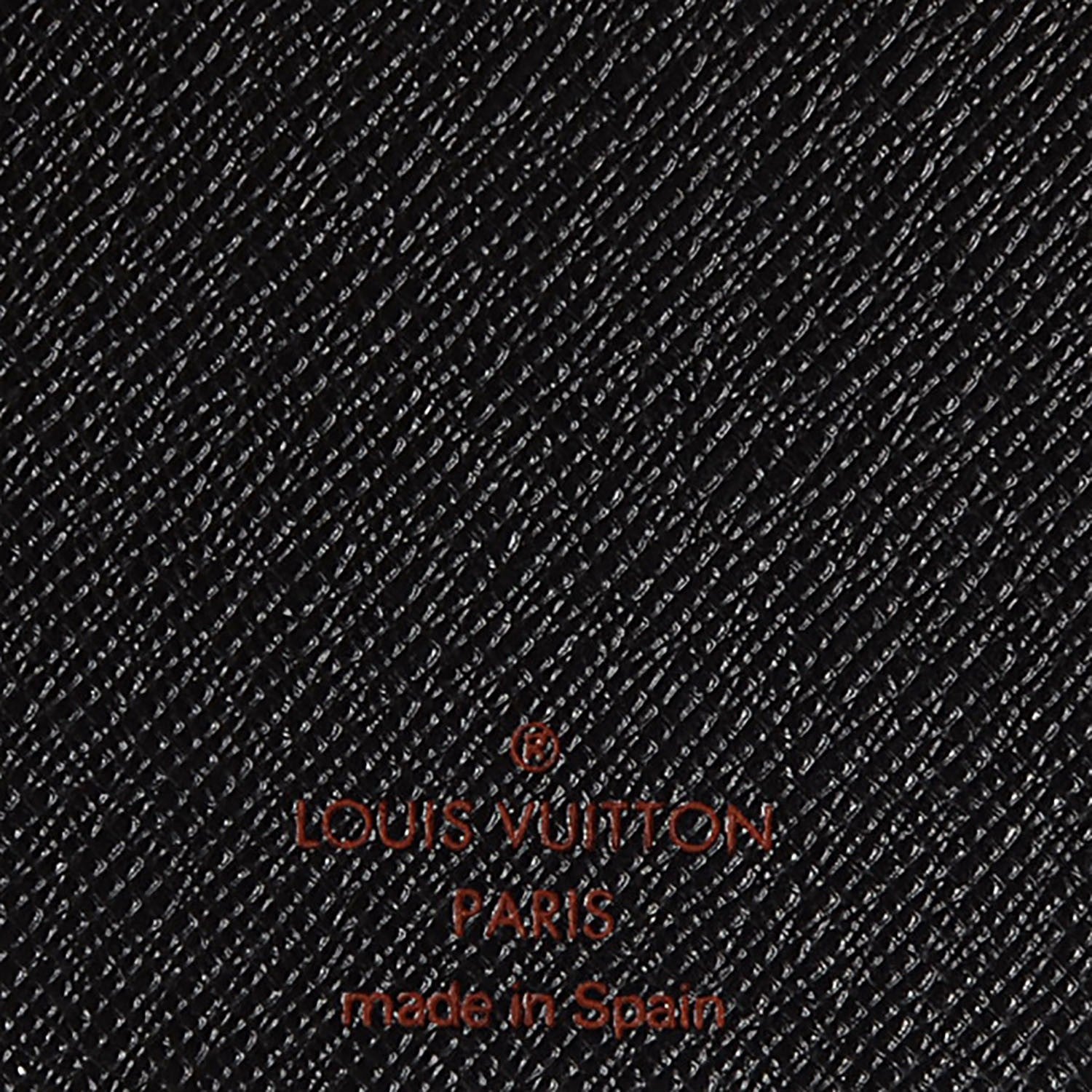 Louis Vuitton Epi Small Ring Agenda Cover Black 6 of 7