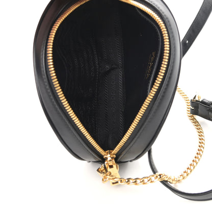 Prada Soft Calfskin Impunture Diagramme Belt Bag Black 5 of 14
