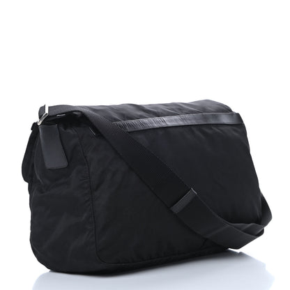 Prada Nylon Vela Messenger Bag Black 3 of 16