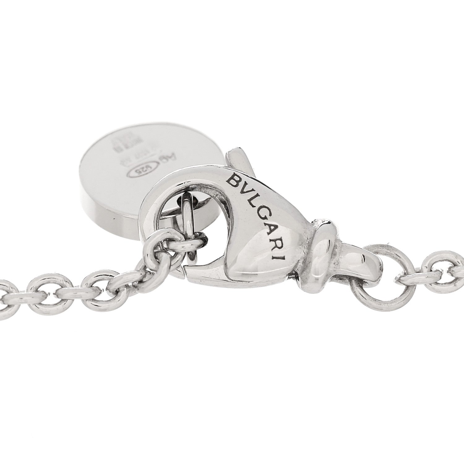 Bulgari Sterling Silver Black Ceramic Save the Children Bracelet 3 of 3