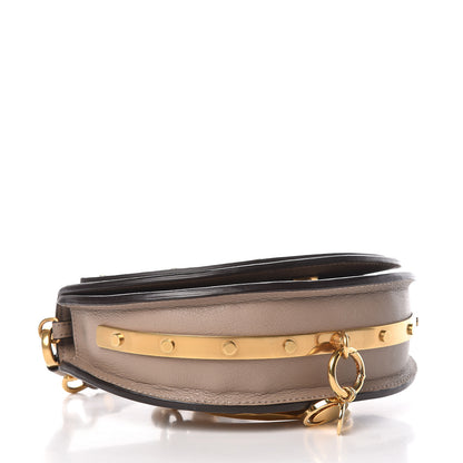 Chloe Calfskin Small Nile Bracelet Minaudiere Bag Motty Grey 4 of 9