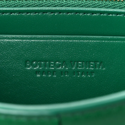 Bottega Veneta Lambskin Maxi Intreccio Cassette Flap Wallet Raintree 8 of 11