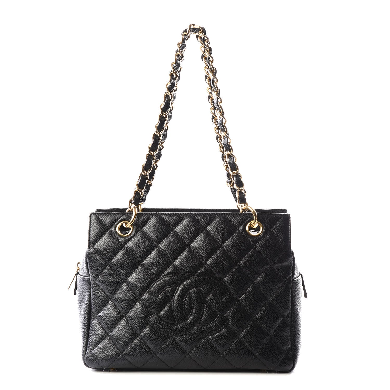Chanel Caviar Quilted Petit Timeless Tote PTT Black 1 of 11