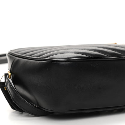 Saint Laurent Calfskin Matelasse Monogram Lou Camera Bag Black 5 of 10