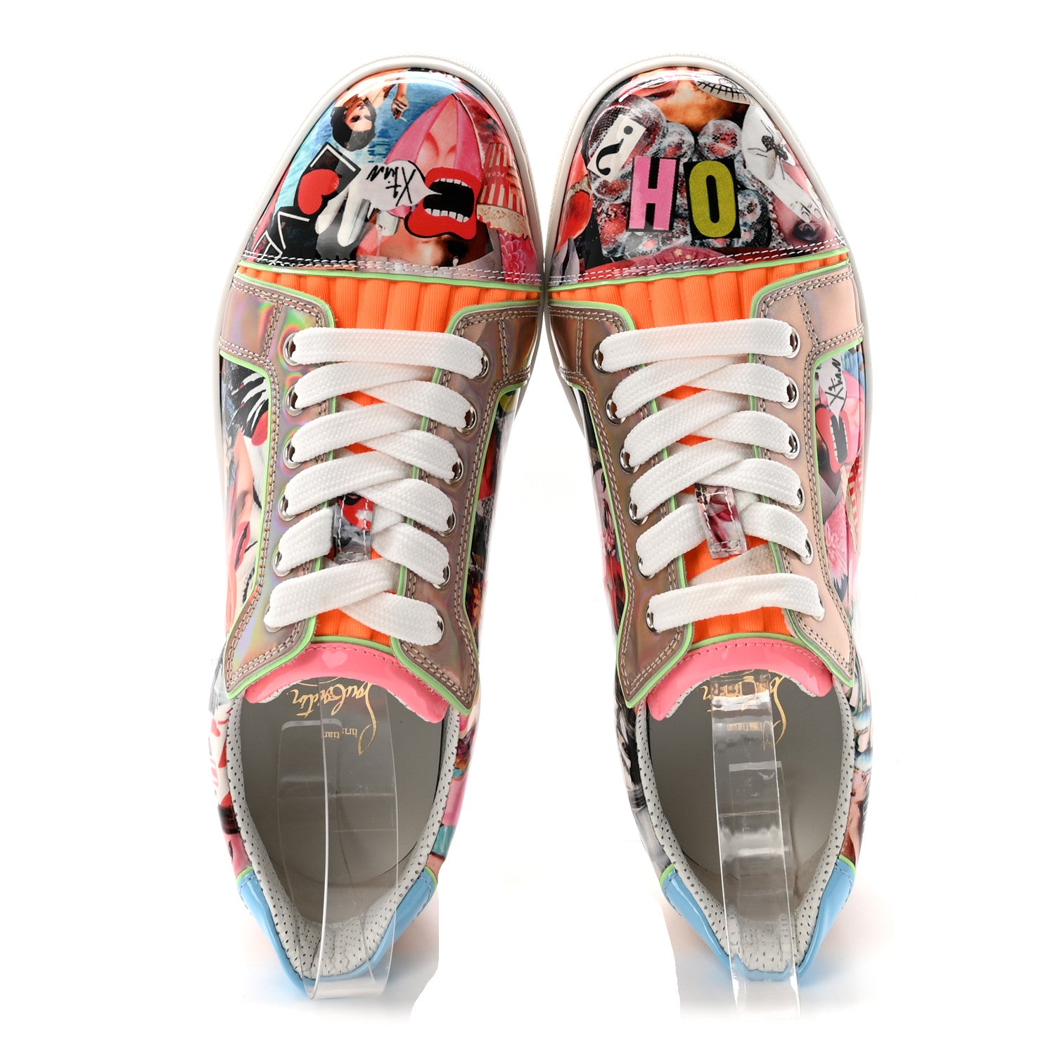 Christian Louboutin フラットシューズ　サイズ38 Christian Louboutin Patent Oh Xtian Womens Vieira Flat Sneakers 38