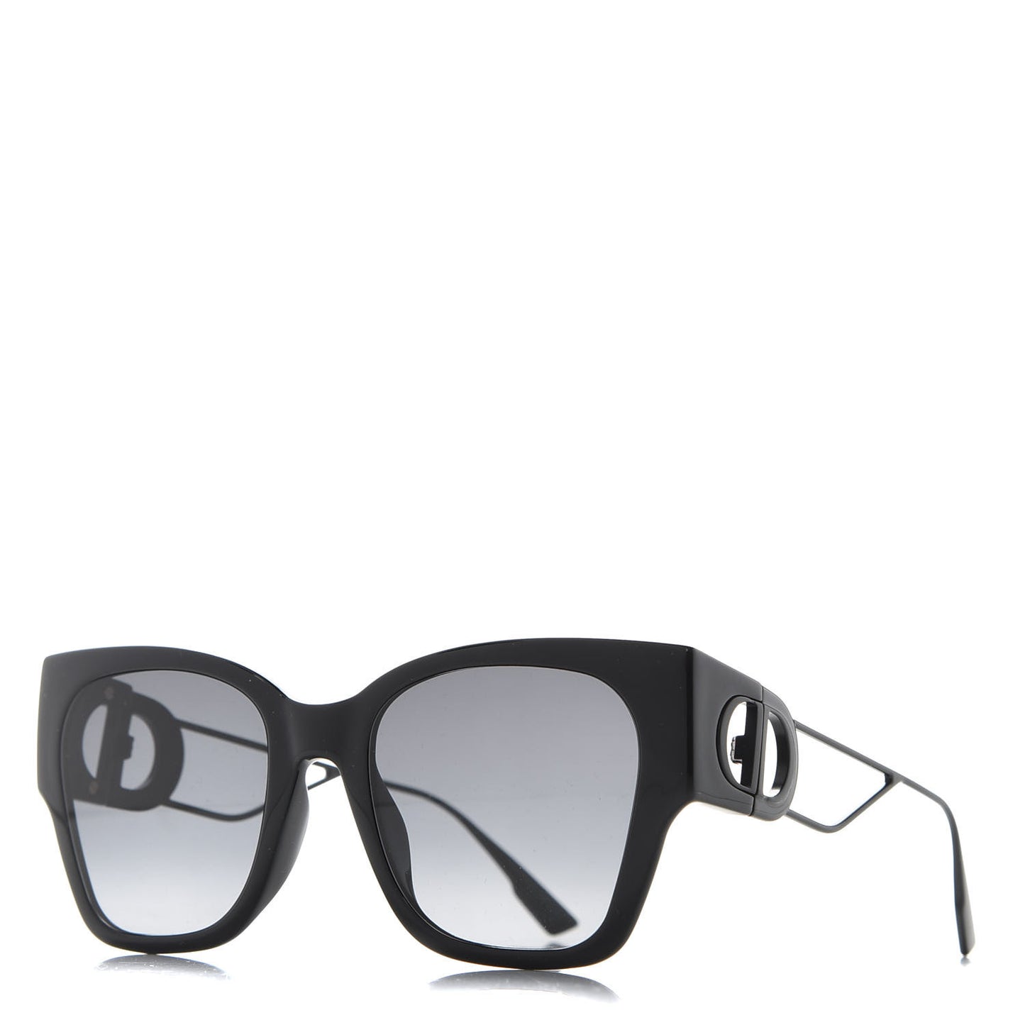 Rectangular 30 Montaigne 1 Sunglasses Black