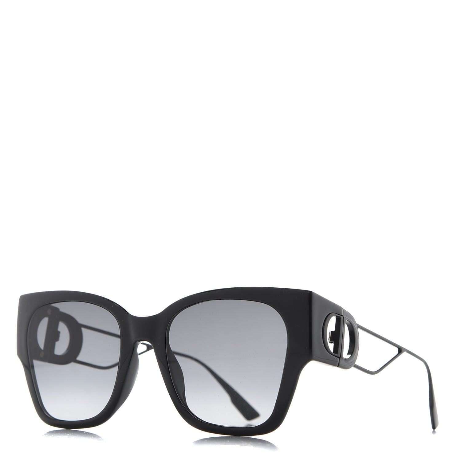 Christian Dior Rectangular 30 Montaigne 1 Sunglasses Black 1 of 7