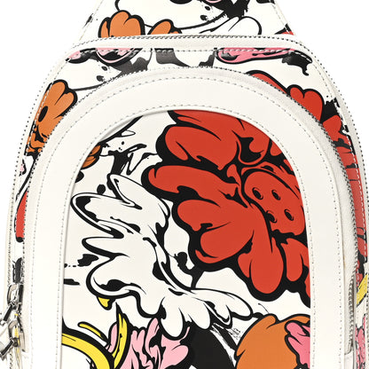 Christian Louboutin X SHUN SUDO Calfskin Button Flower Loubifunk Sling Bag White Multicolor 7 of 9