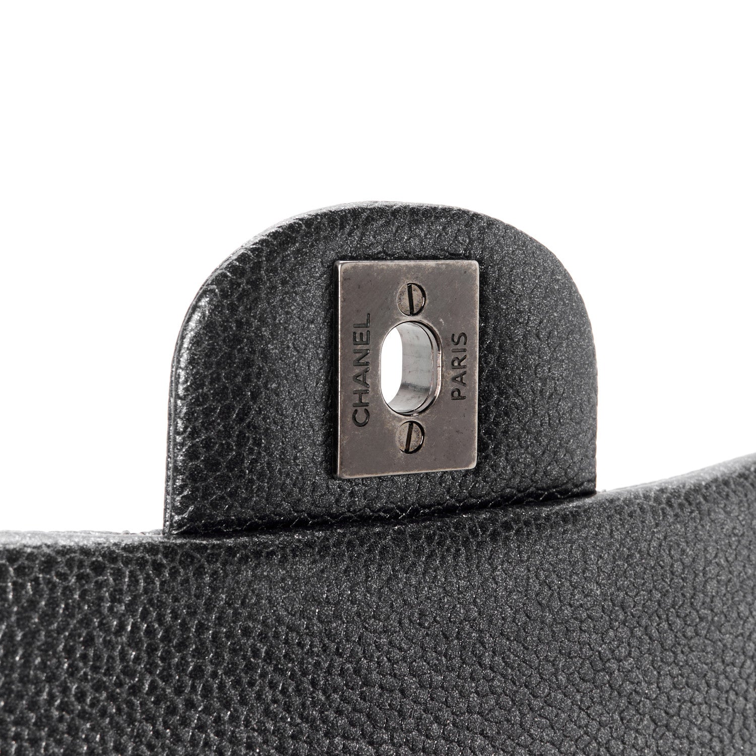 Chanel Pearly Caviar Quilted Mini Rectangular Flap Grey 6 of 11