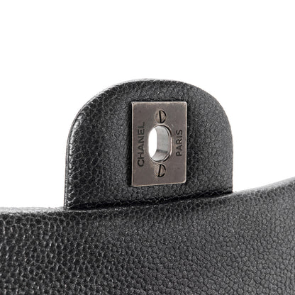 Chanel Pearly Caviar Quilted Mini Rectangular Flap Grey 6 of 11