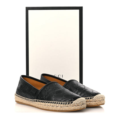 Gucci Guccissima Signature Espadrilles 39 Black 14 of 14