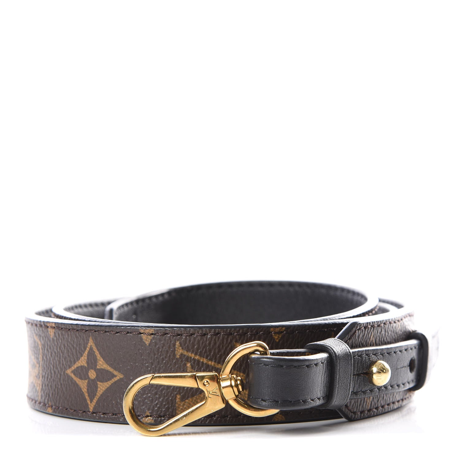 Louis Vuitton Monogram Bandouliere Shoulder Strap XL Black 1 of 5