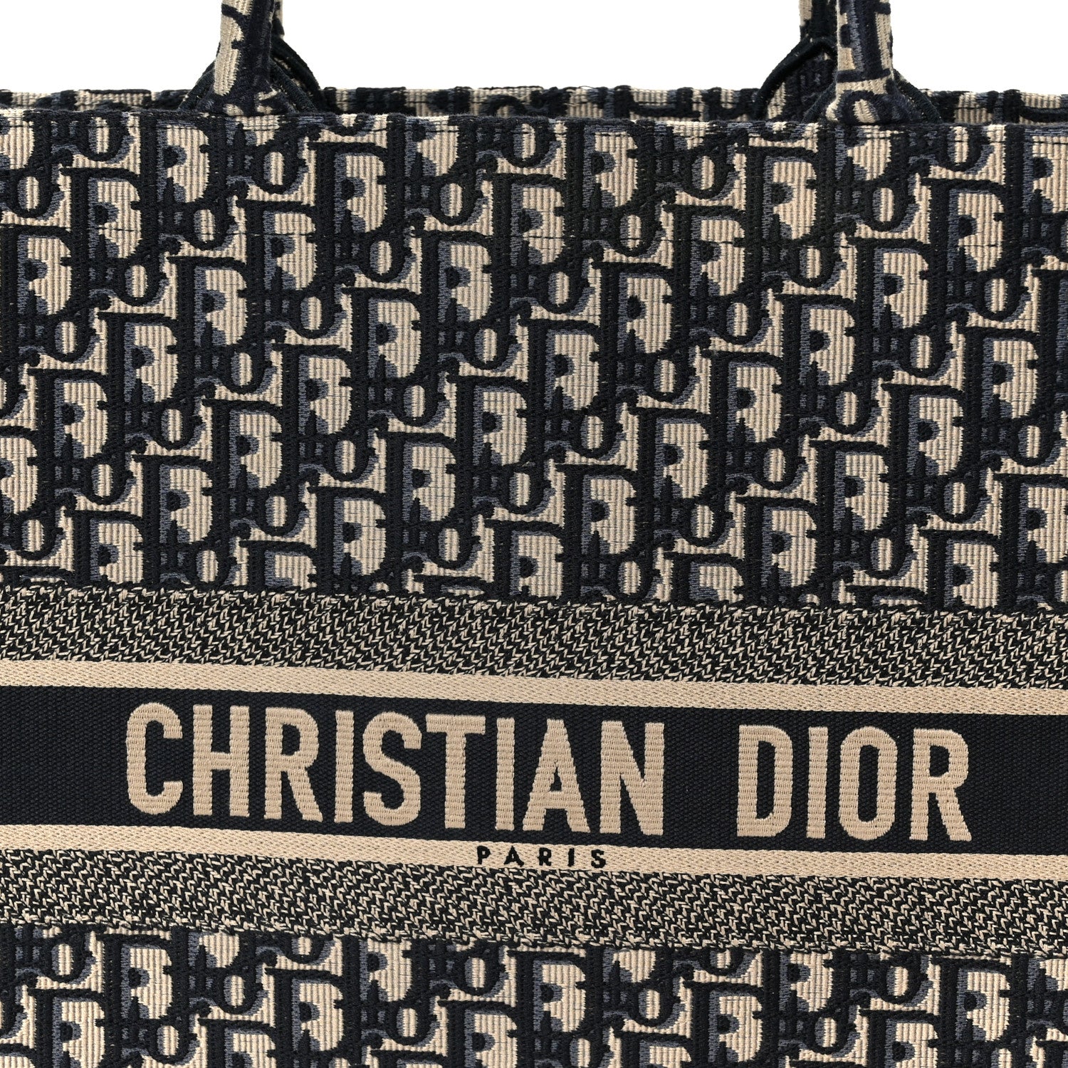 Christian Dior Oblique Large Book Tote Blue Multicolor 8 of 11
