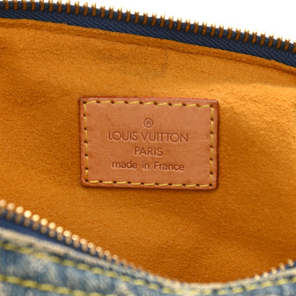 Louis Vuitton Monogram Denim Baggy PM Blue 6 of 10