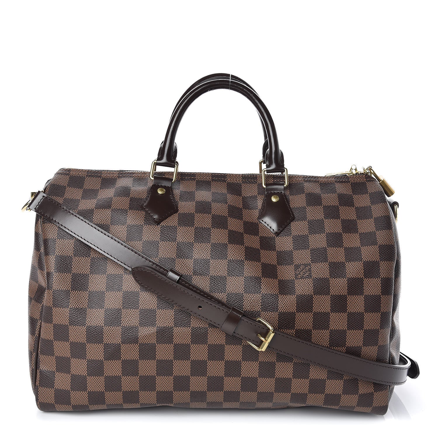 Louis Vuitton Damier Ebene Speedy Bandouliere 35 1 of 10