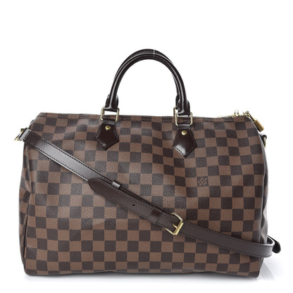 Louis Vuitton Damier Ebene Speedy Bandouliere 35 1 of 10