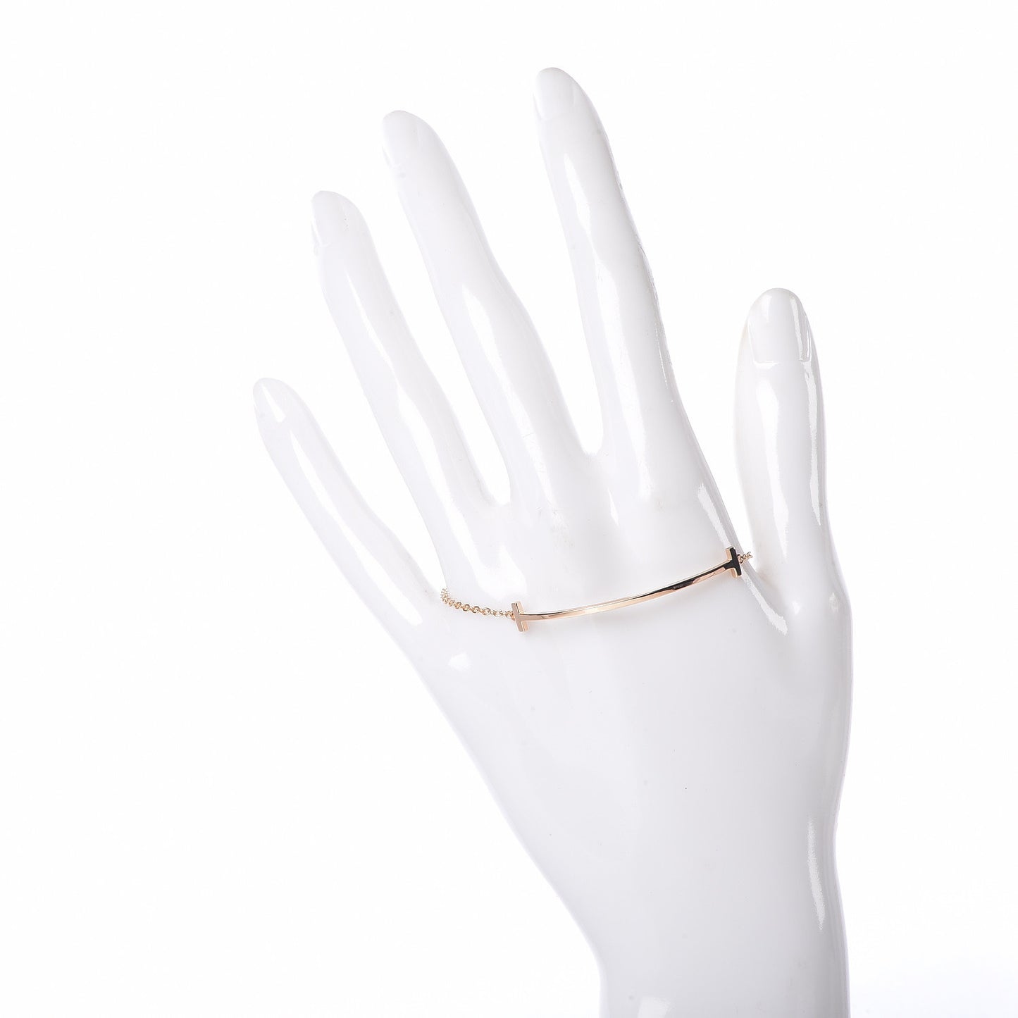 18K Rose Gold T Smile Bracelet