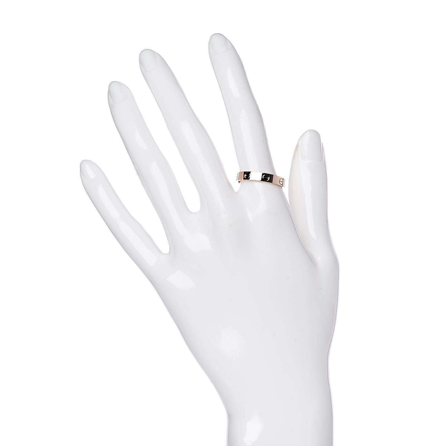 Cartier 18K Pink Gold 3.5mm LOVE Wedding Band Ring 57 8 2 of 4