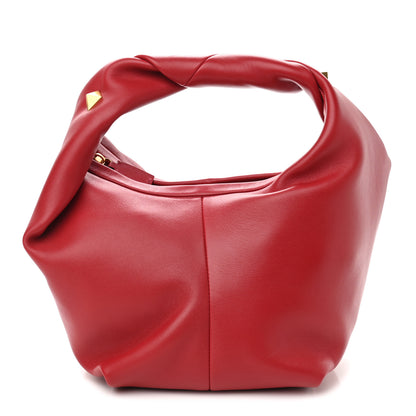Valentino Garavani Nappa Small Roman Stud Hobo Rosso Valentino 1 of 8