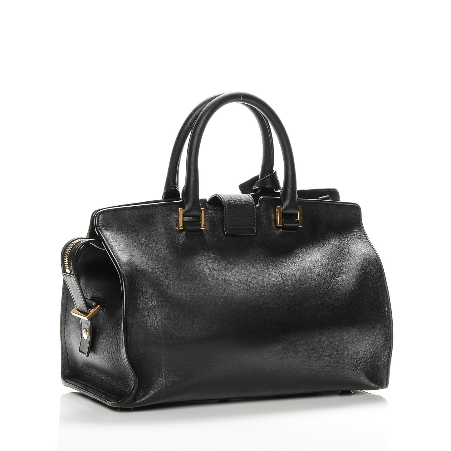 Calfskin Small Classic Y Cabas Black