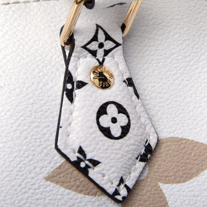 Louis Vuitton Monogram Giant Speedy Bandouliere 30 Kaki Beige 12 of 14