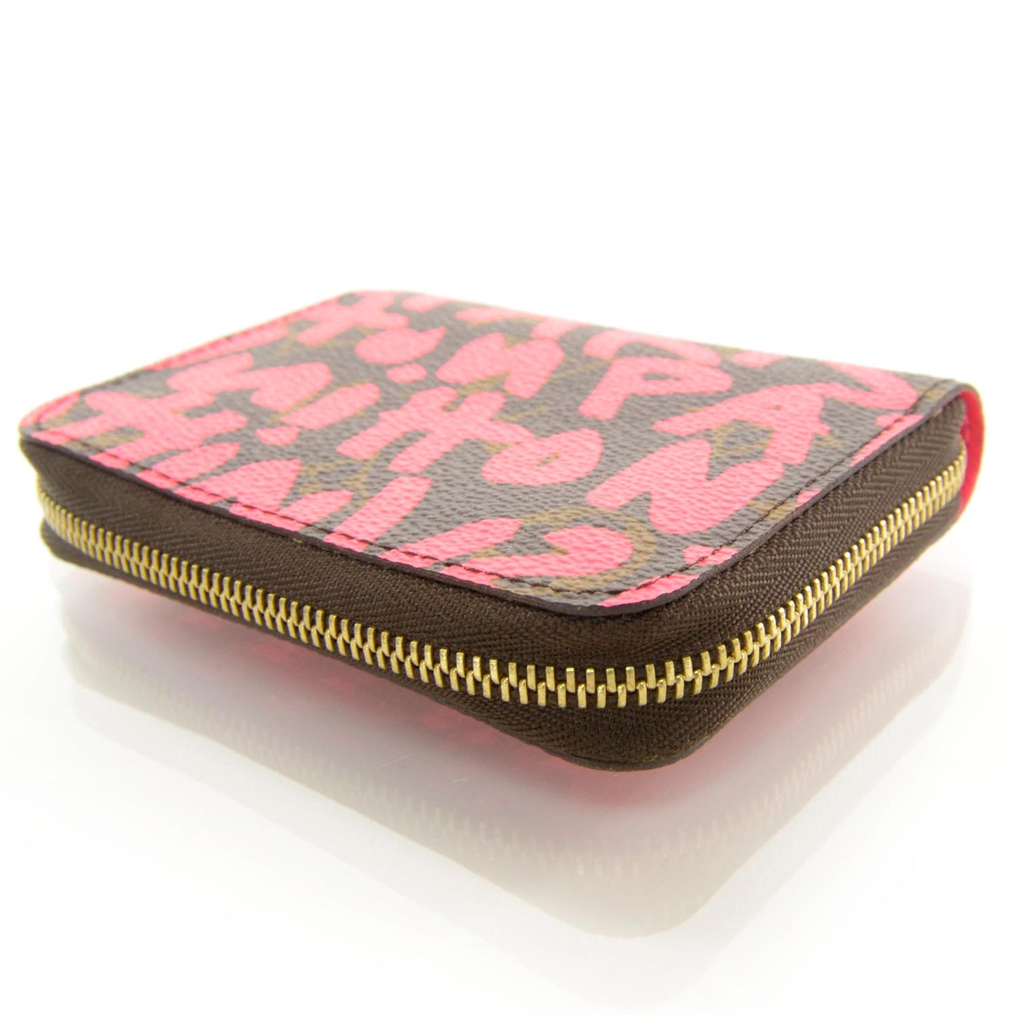 Monogram Graffiti Zippy Coin Purse Fuchsia