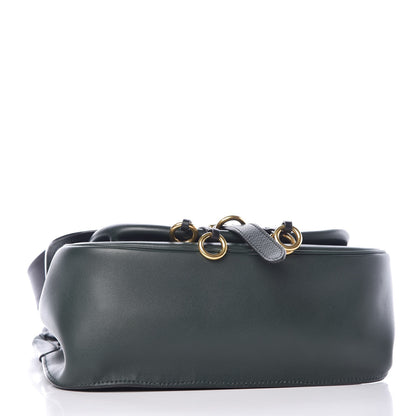 Prada Saffiano Cuir Calf Corsaire Bag Smeraldo Black 4 of 10