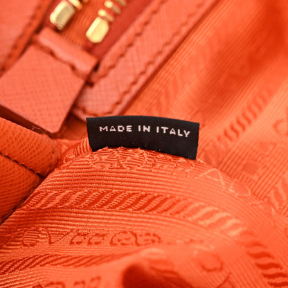 Prada Saffiano Lux Large Tote Papaya 7 of 12