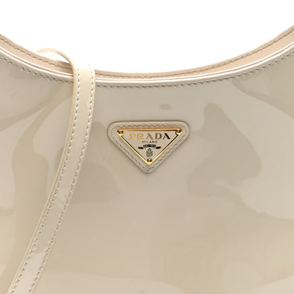 Prada Spazzolato Cleo Adjustable Strap Shoulder Bag Avorio 6 of 8