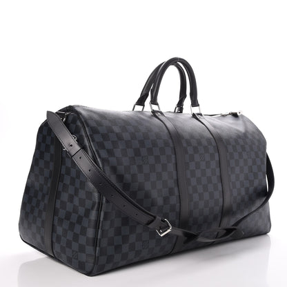 Louis Vuitton Damier Cobalt Keepall Bandouliere 55 3 of 7
