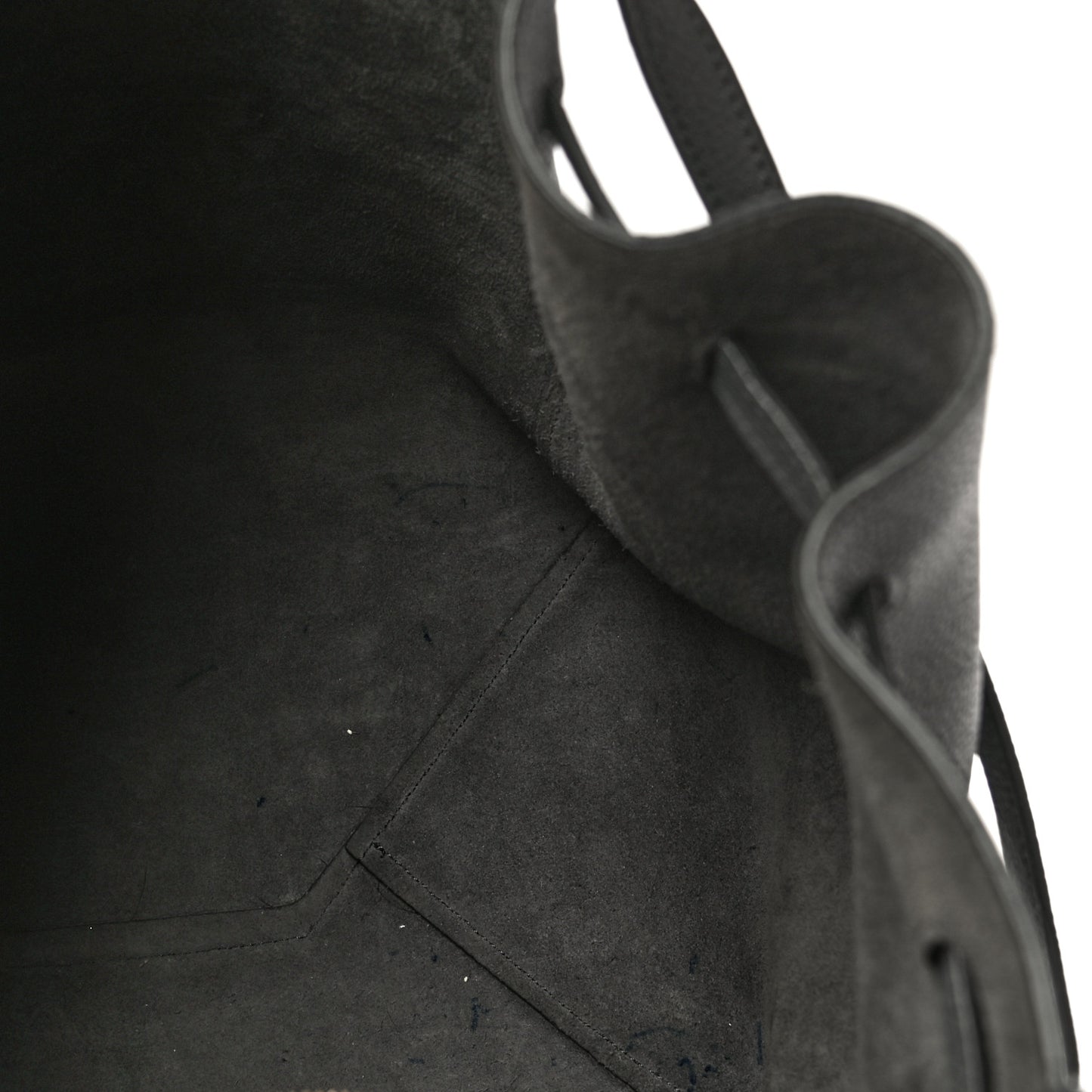 Soft Grained Calfskin Small Belt Cabas Phantom Grey