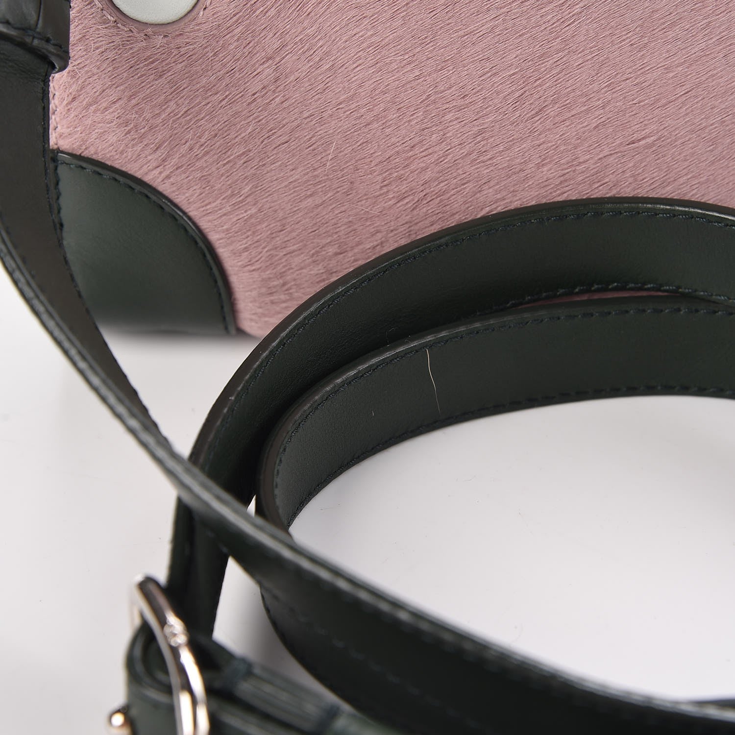 Christian Dior Calf Hair Calfskin Tri-Color Mini Diorever Flap Pink 9 of 9