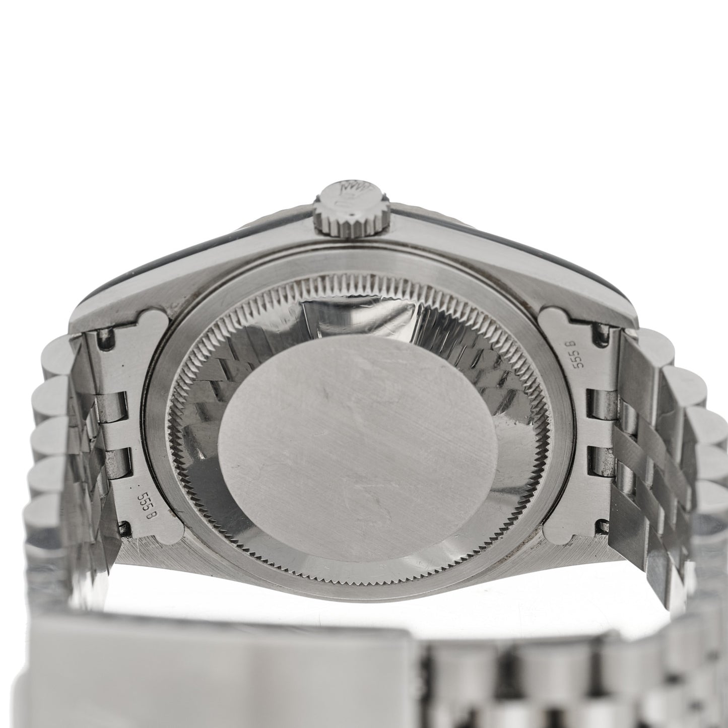 Stainless Steel 18K White Gold Diamond 36mm Oyster Perpetual Datejust Watch Silver Jubilee 16234