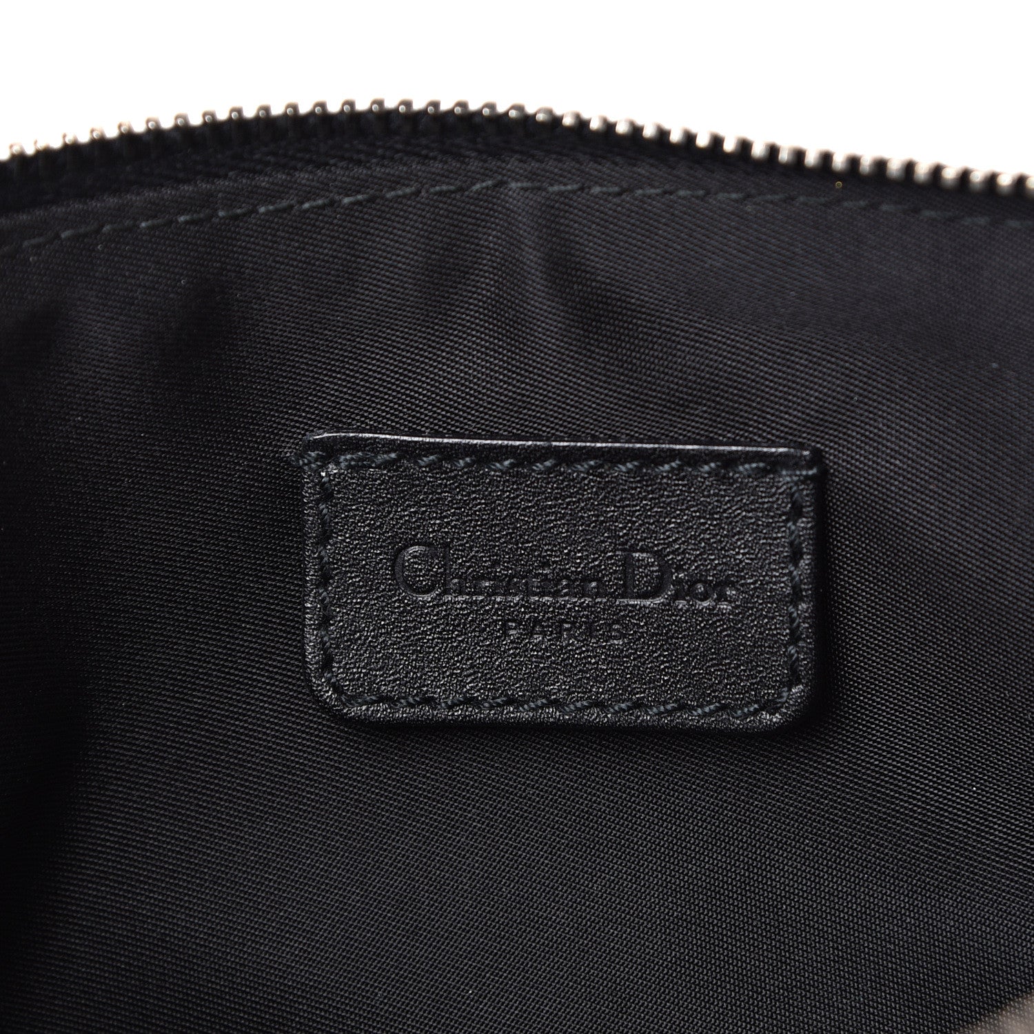 Christian Dior Monogram Mini Saddle Pochette Black 5 of 10