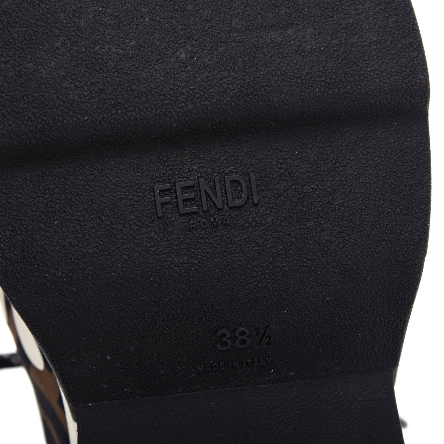 Fendi Technical Mesh Lycra FFreedom Patchwork Sneakers 38.5 Black Tobacco 9 of 11