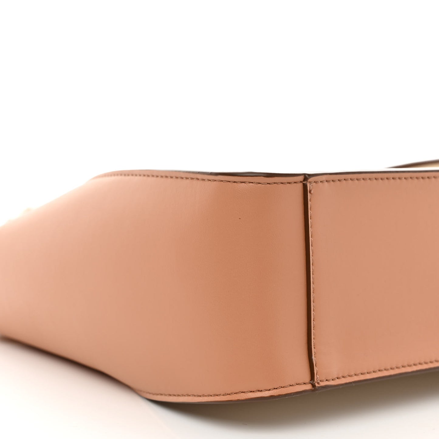 Eco Alter Nappa Perforated Logo Mini Crossbody Beige
