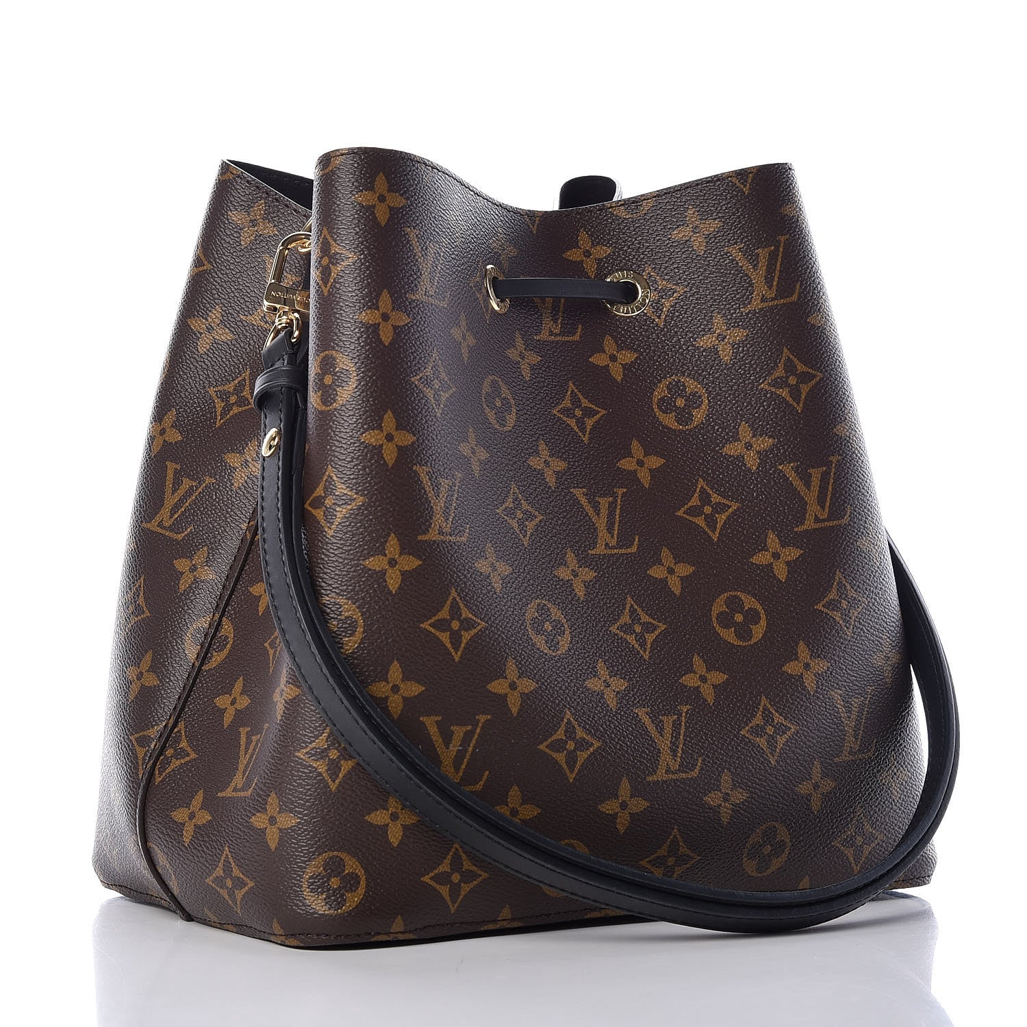 Louis Vuitton Monogram Neonoe MM Black 3 of 9