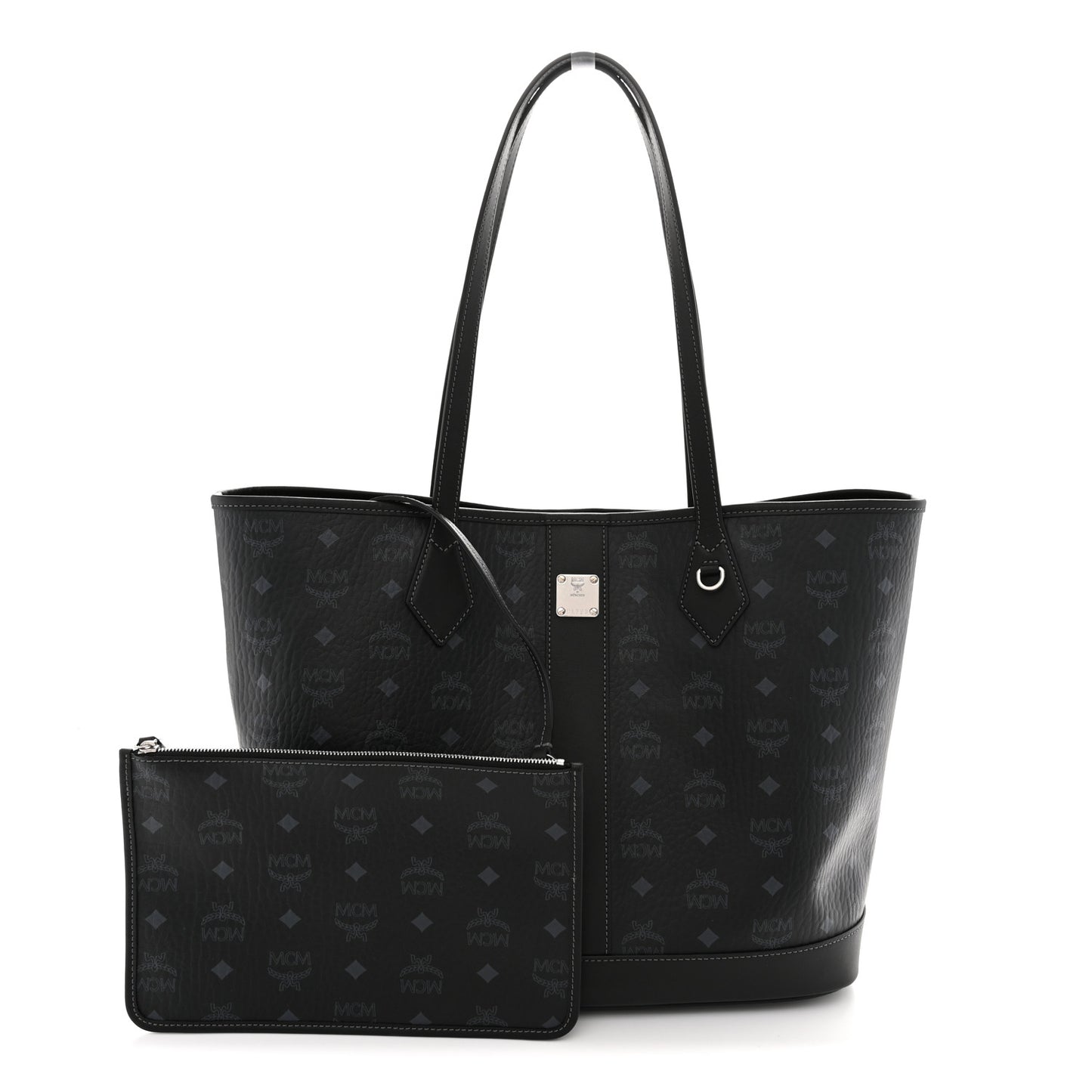 Visetos Medium New Liz Shopper Tote Black