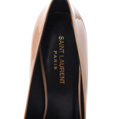 Saint Laurent Patent Classic Paris 105 Escarpin Pumps 38 Nude 6 of 13