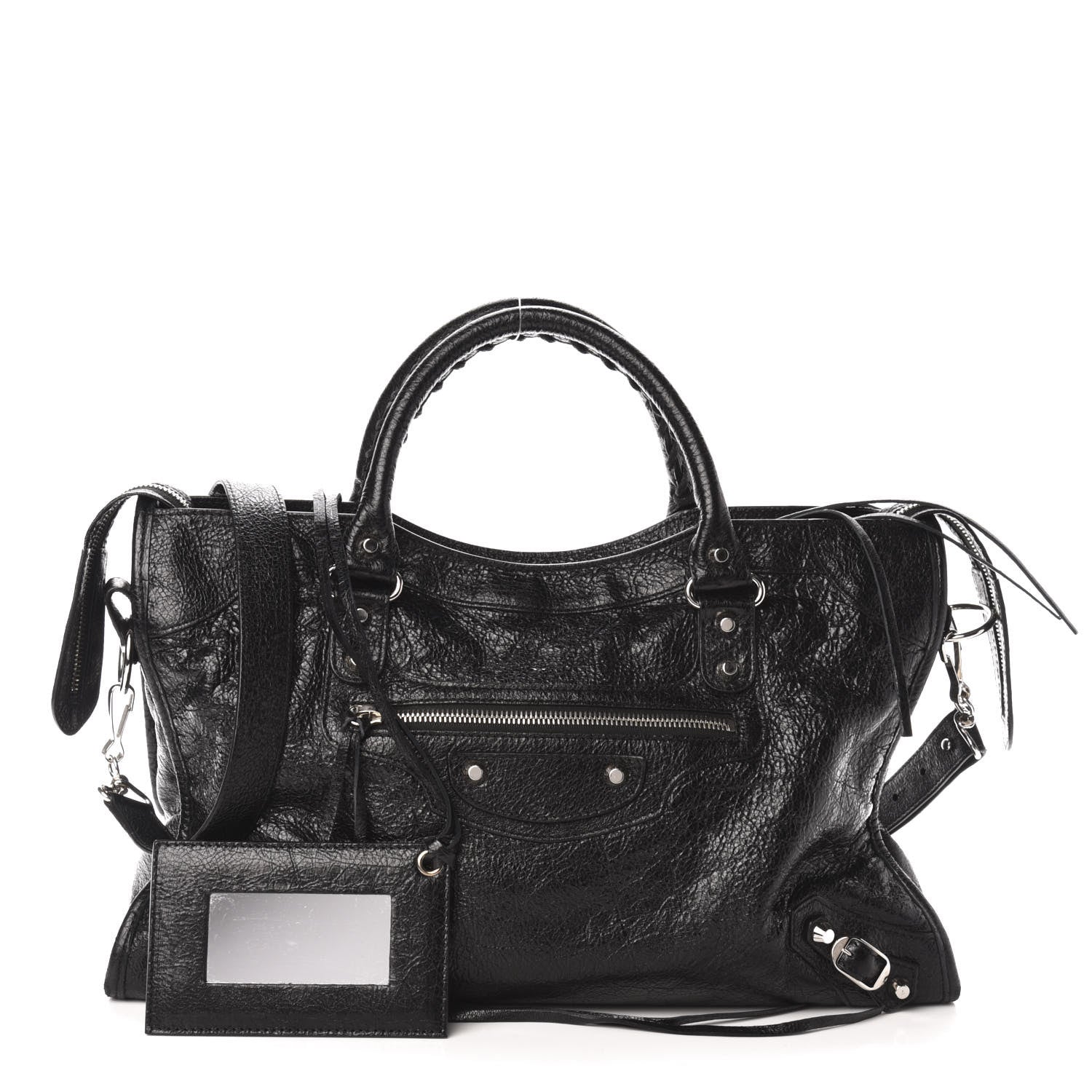Balenciaga Agneau Classic Silver Hardware City Black 1 of 13