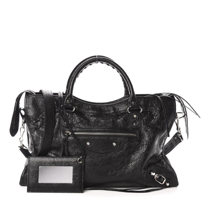Balenciaga Agneau Classic Silver Hardware City Black 1 of 13