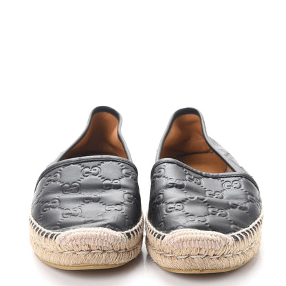 Gucci Guccissima Signature Espadrilles 36 Black 2 of 13