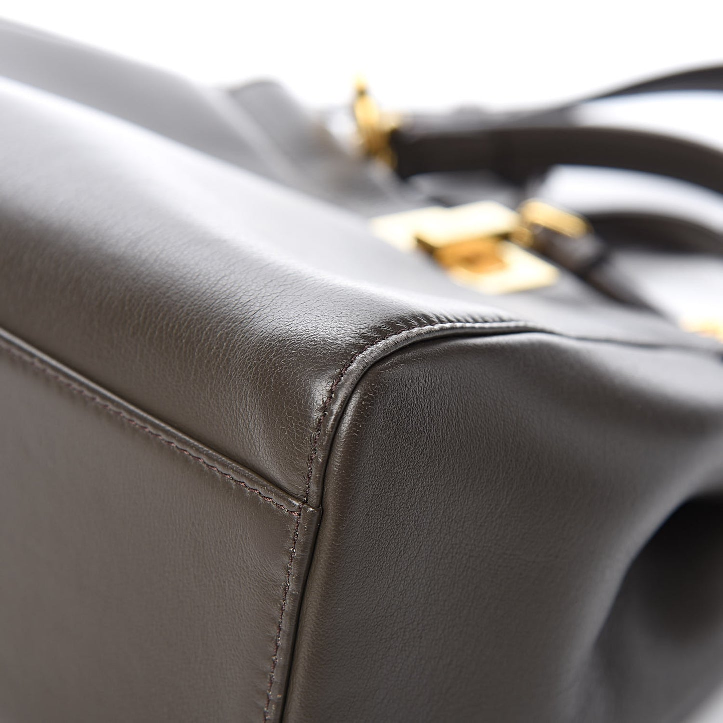 Nappa Mini Peekaboo Iconic Satchel Carbone